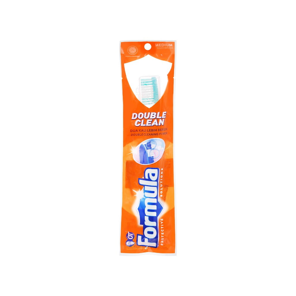 Bàn chải Formula Double Clean lông vừa