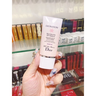 Kem Chống Nắng D.I.O.R Snow Ultimate UV Shield Tone Up ( Hồng ) TESTER