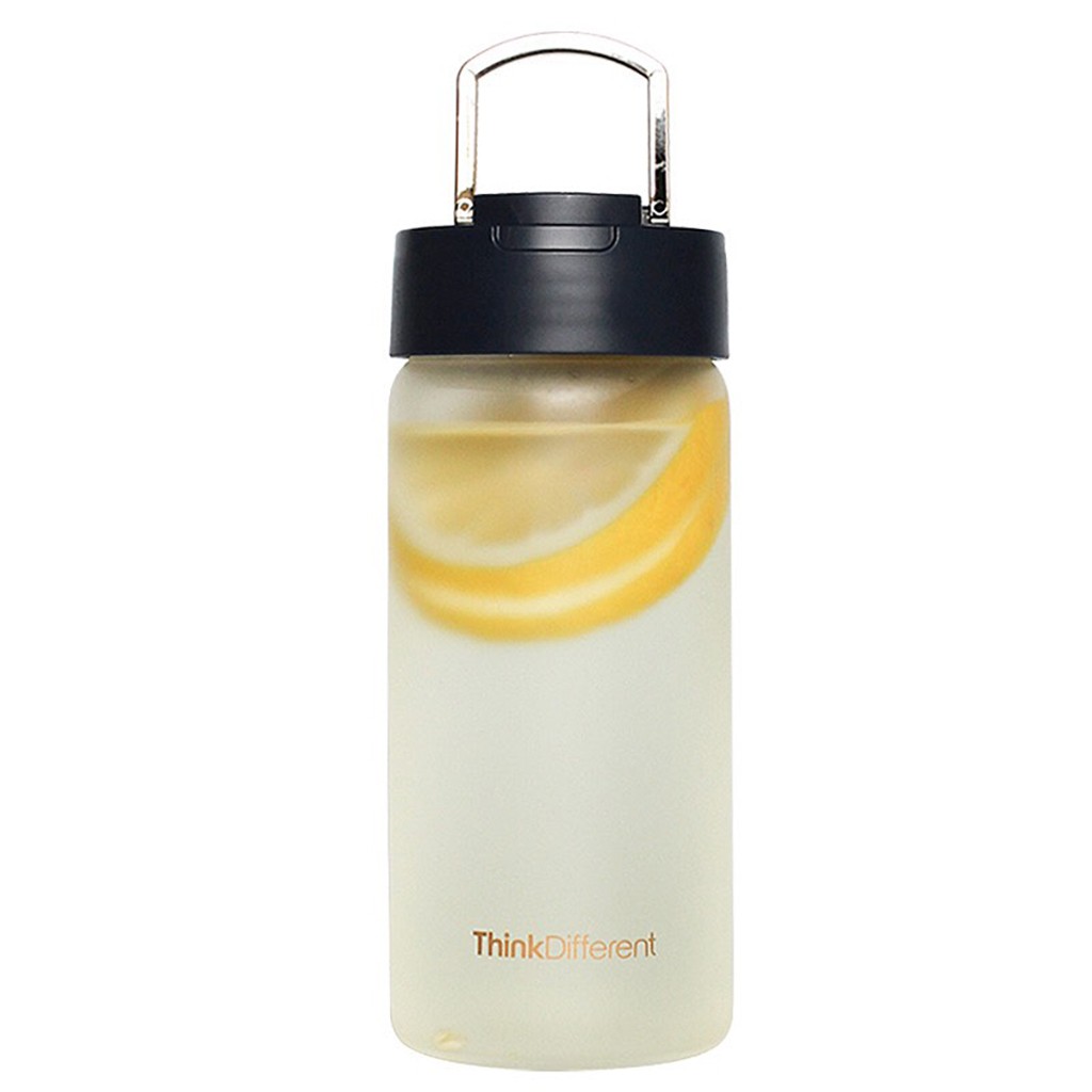 Bình nước thủy tinh 350ml có giá đỡ điện thoại tiện lợi 4 màu unisex Harry's Bottle