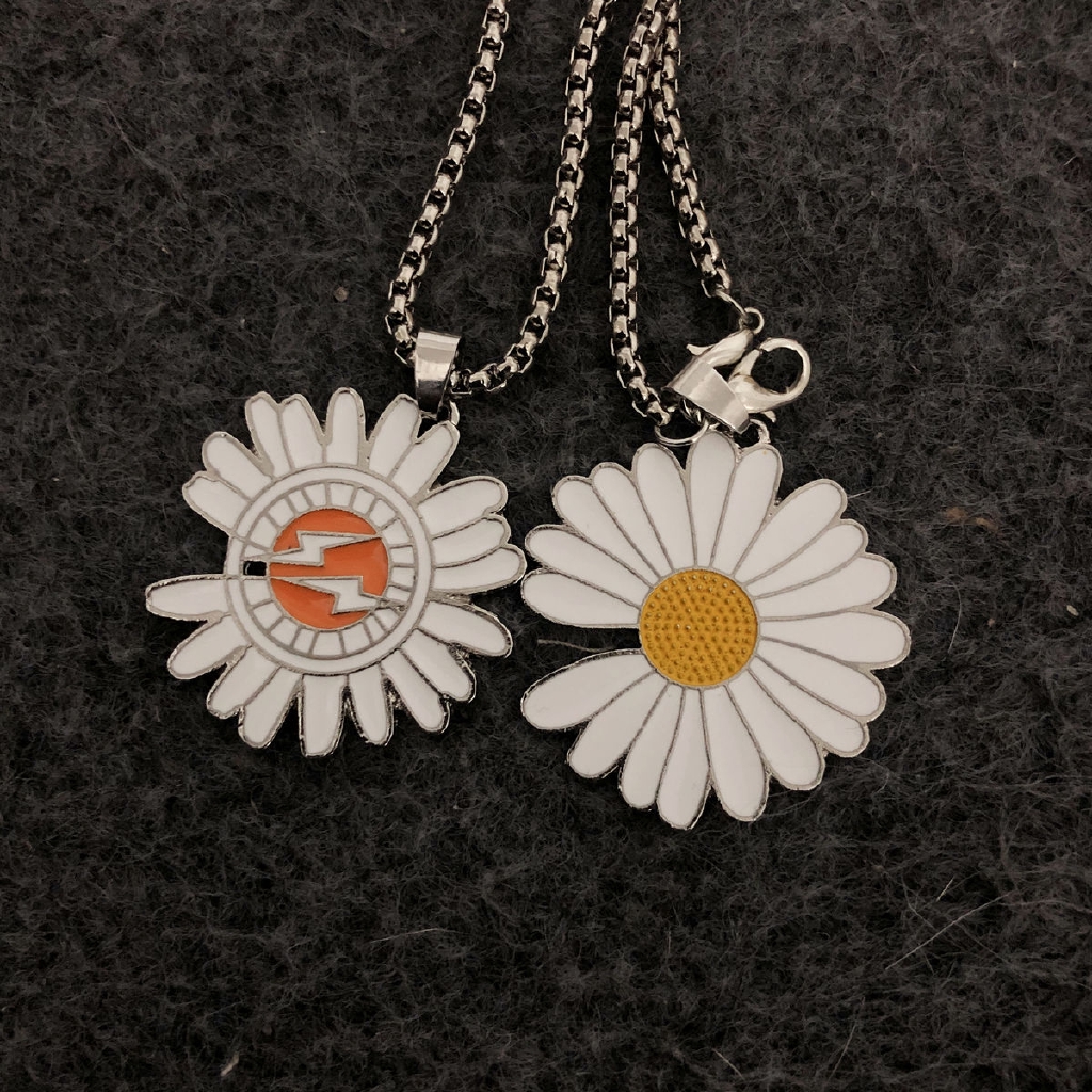 Dây Chuyền Mặt Hình Hoa Hướng Dương Phong Cách Harajuku 22194