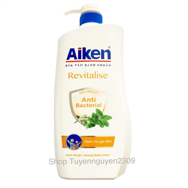Sữa tắm Sạch Khuẩn dành cho gia đình AIKEN 850gr