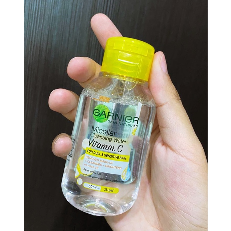 Nước Tẩy Trang Garnier Vitamin C Làm Sáng Da 50ml