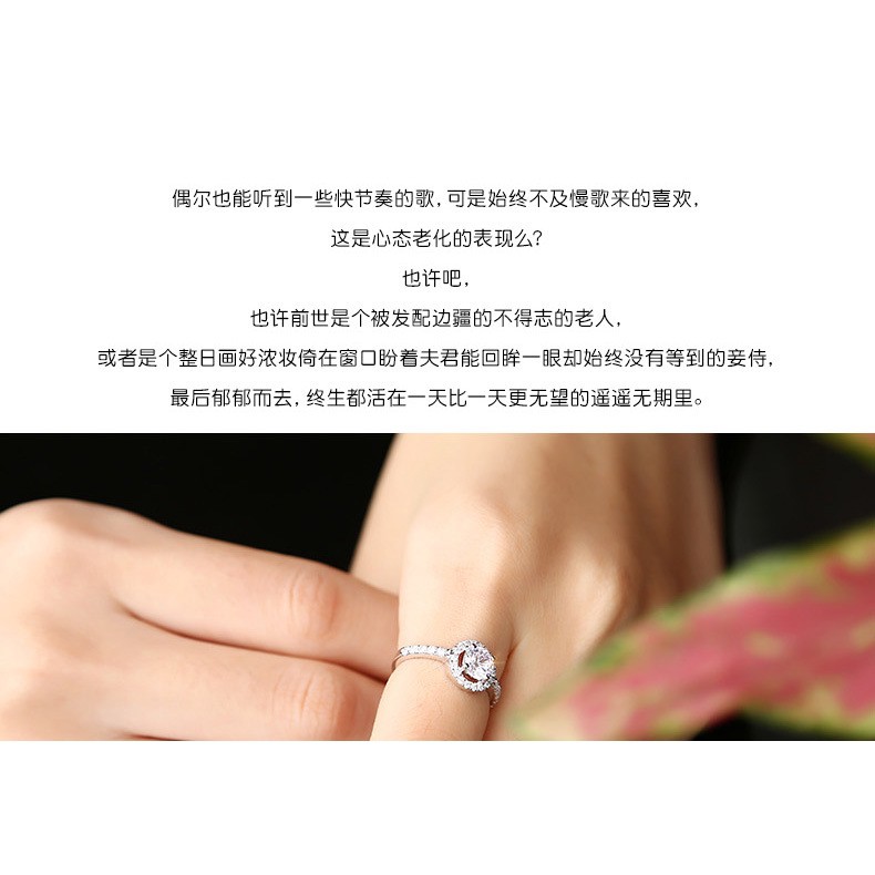 Nhẫn Đeo Tay Kim Loại Đính Đá Lấp Lánh Thời Trang Cho Nữ