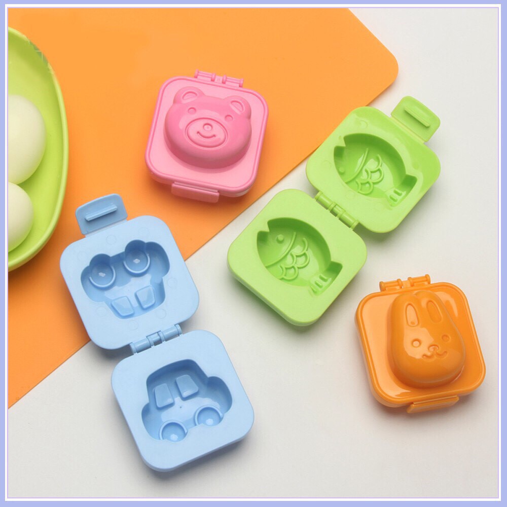 Khuôn cơm cho bé ăn dặm kiểu nhật khuôn làm bánh ép trứng tạo hình ngộ nghĩnh dễ thương