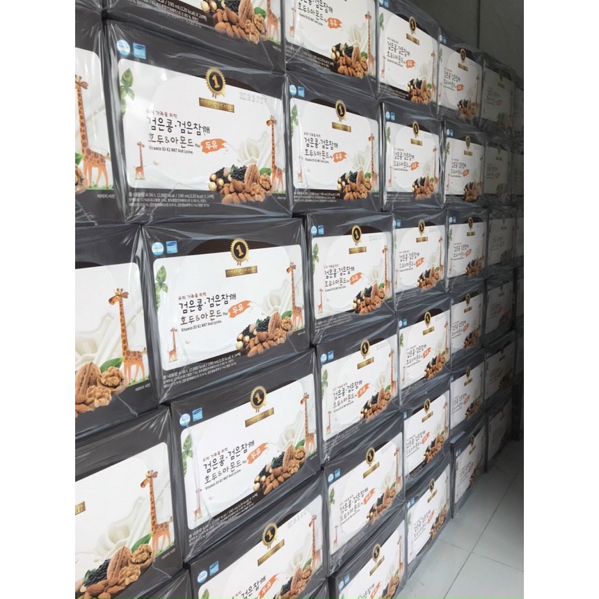 Thùng 24 Hộp Sữa Dinh Dưỡng Tăng Chiều Cao Từ Óc chó Hạnh nhân Đậu đen hiệu Golden Health