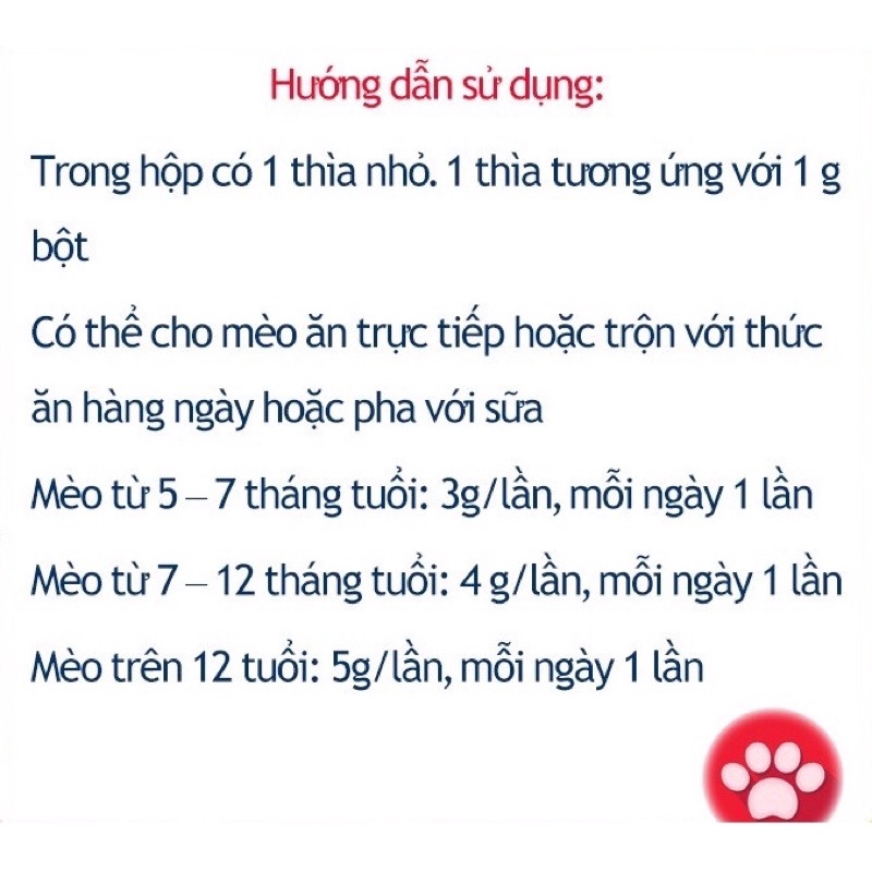 Bột Tăng Nọng - Phom Mặt Bánh Bao Cho Mèo Friend Baby Strong Gills 200g - Tăng Nọng Cho Mèo+ - BOMPET