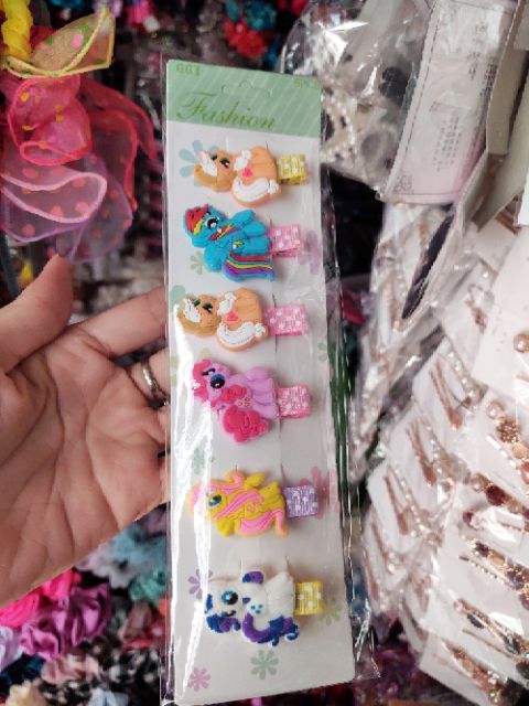 Set 6 kep ngựa pony
