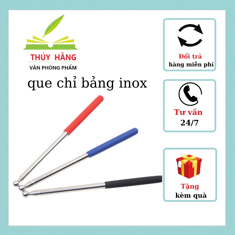 Que Chỉ Bảng dài 1m đầu nỉ và inox