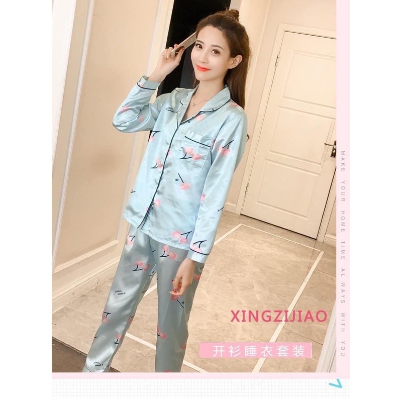 bộ lụa mặc nhà quảng châu