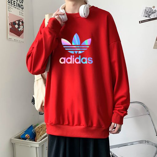 Áo Sweater Dài Tay Nam Nữ Adidas Phản Quang