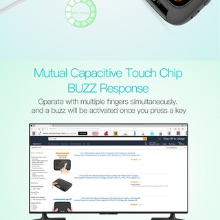 Bàn phím mini H18 Wireless Keyboard ( H18 2.4G ) cho Smart TV PS3