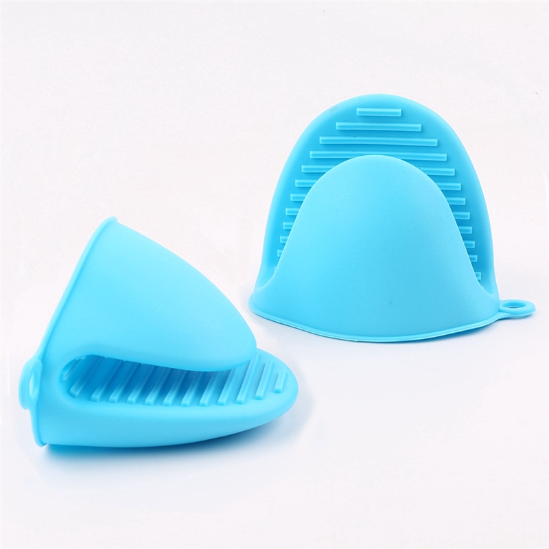 Găng tay silicone kẹp làm bếp chống nhiệt màu ngẫu nhiên