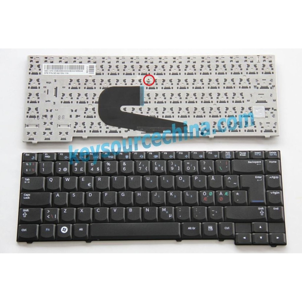 (KEYBOARD) BÀN PHÍM LAPTOP SAMSUNG 200B4B dùng cho NP 600B4B 400B4B 405B4B 200B4B 200B4A 205B4