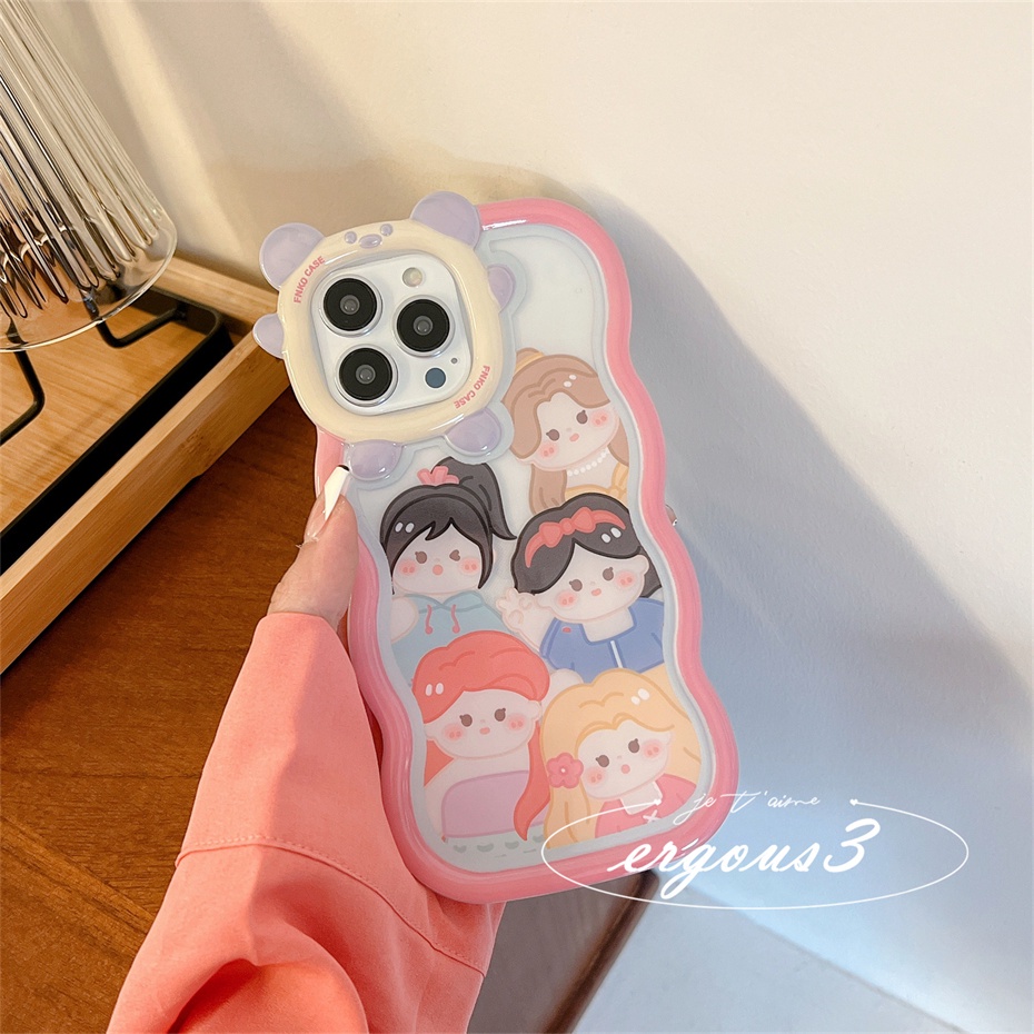Ốp Điện Thoại Họa Tiết Công Chúa Quái Vật Nhỏ Dễ Thương Cho iPhone 14 13 12 11 Pro Max 8 7 Plus X Xs SE2020 Xr Xs Max 6 6s Plus