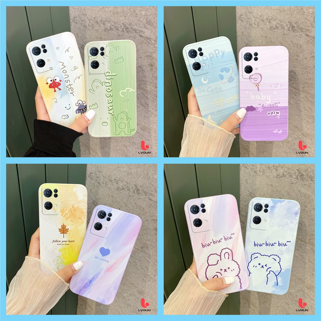 ốp lưng oppo Reno 7pro 5g cute cartoon case oppo Reno7pro 5G soft case