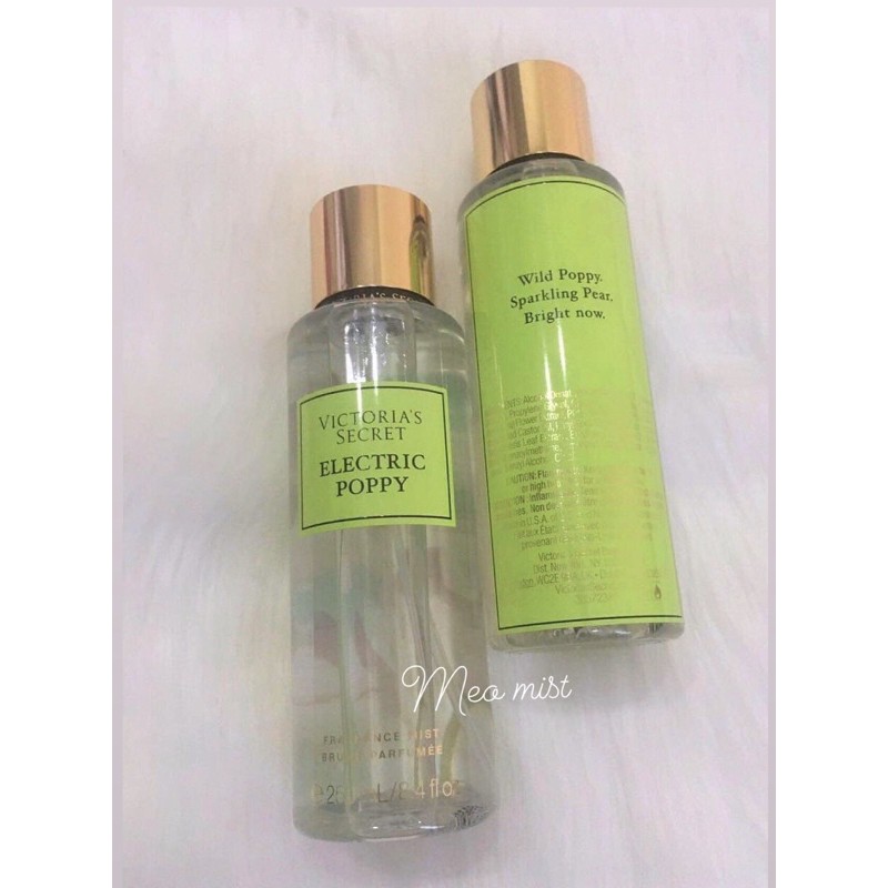 Xịt thơm nước hoa bodymist Victoria’s Secret Electric Poppy | BigBuy360 - bigbuy360.vn