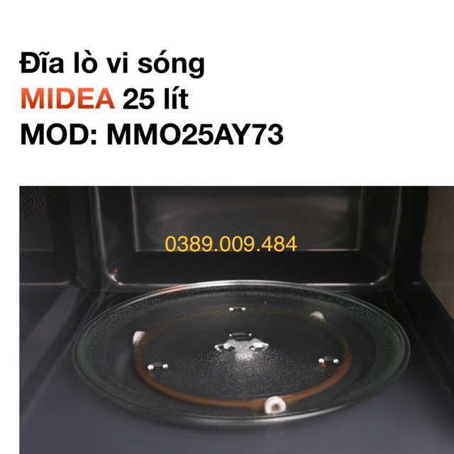 Đĩa lò vi sóng Midea MMO-25AY73 (25 lít)