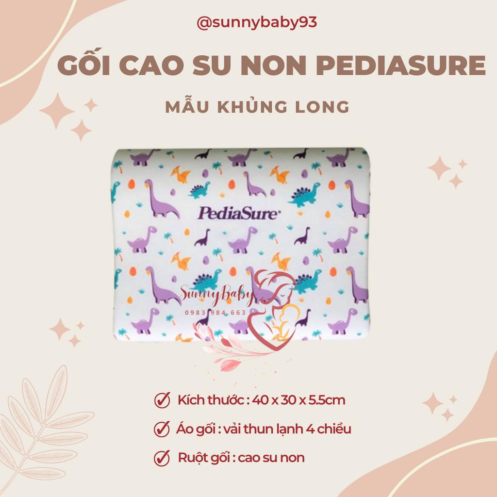 Gối Cao Su Cho Bé Pediasure - Gối Không Mùi Hình Khủng Long - Chất Liệu Cao Cấp Mềm Mịn