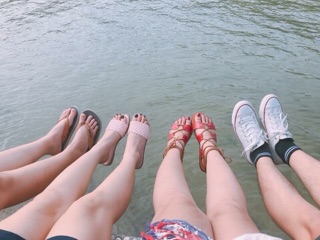 💕 Sandal chiến binh cột dây da thật 