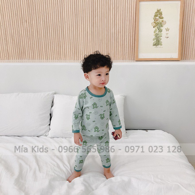 Bộ Nỉ Tơ Thu Đông Cho Bé Trai xuất Hàn Đẹp Chuẩn Ảnh, Bộ thu đông dài tay cho bé cao cấp