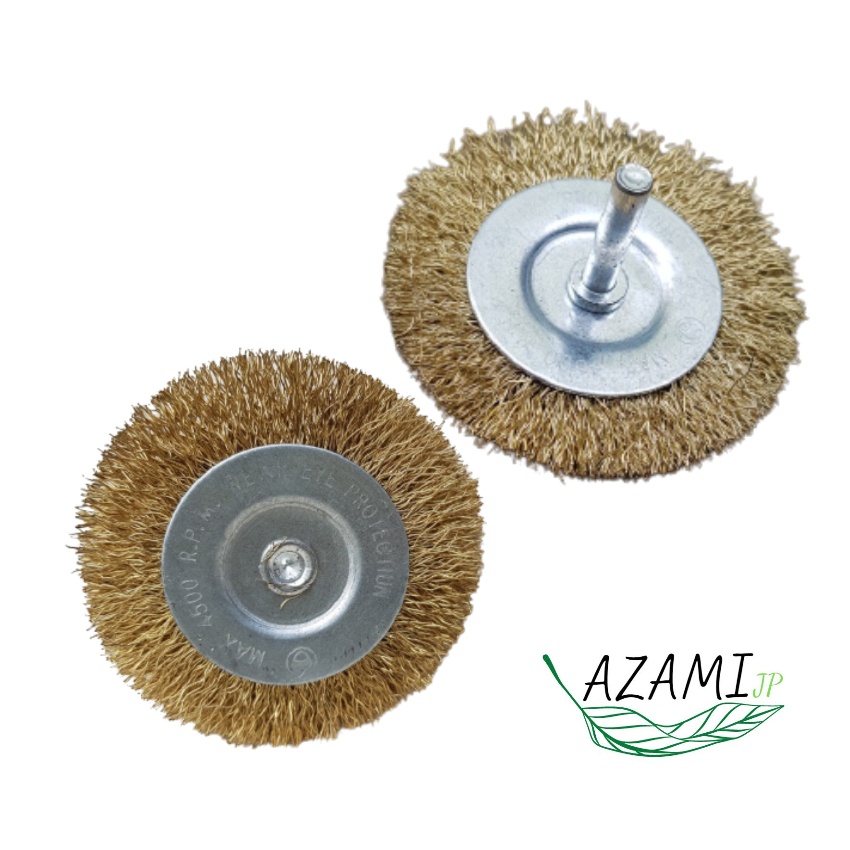 Bánh Cước Sợi Thép Chữ T , Chổi Đánh Gỉ Sắt , Lưỡi Mài Chà Đánh Gỉ , 75mm x 6mm Cao Cấp