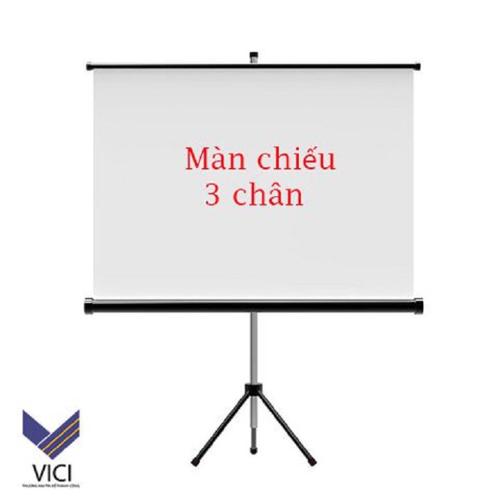 Màn chiếu 3 chân 136inch - 2m4 x 2m4