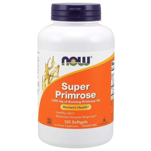Now Super Primrose 1300mg 120v tinh dầu hoa anh thảo hỗ trợ da khỏe mạnh, trẻ trung, sức sống.