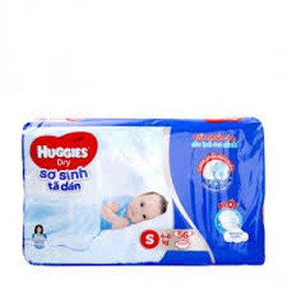 (Mẫu mới bọc kén con tằm)  Tã dán S56  Huggies