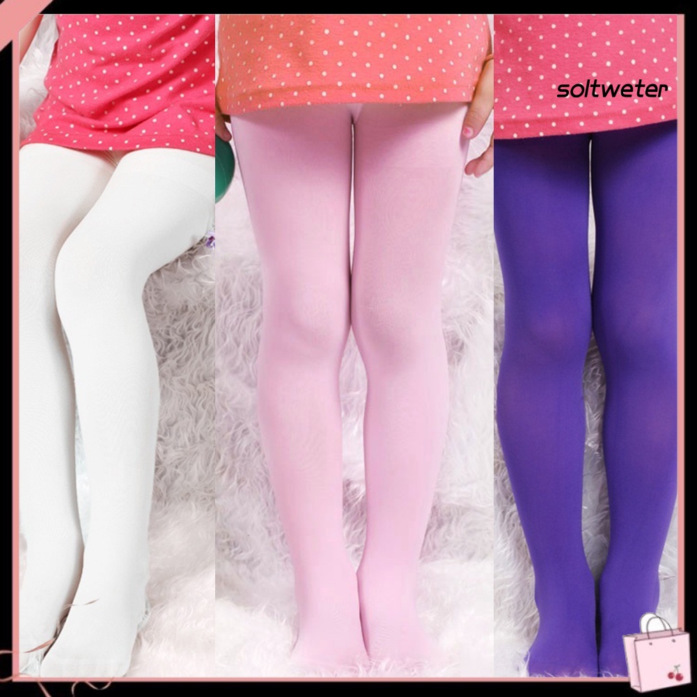 Quần Tất Legging Co Giãn Thoáng Khí Màu Sắc Kẹo Ngọt Dành Cho Bé Múa Ballet