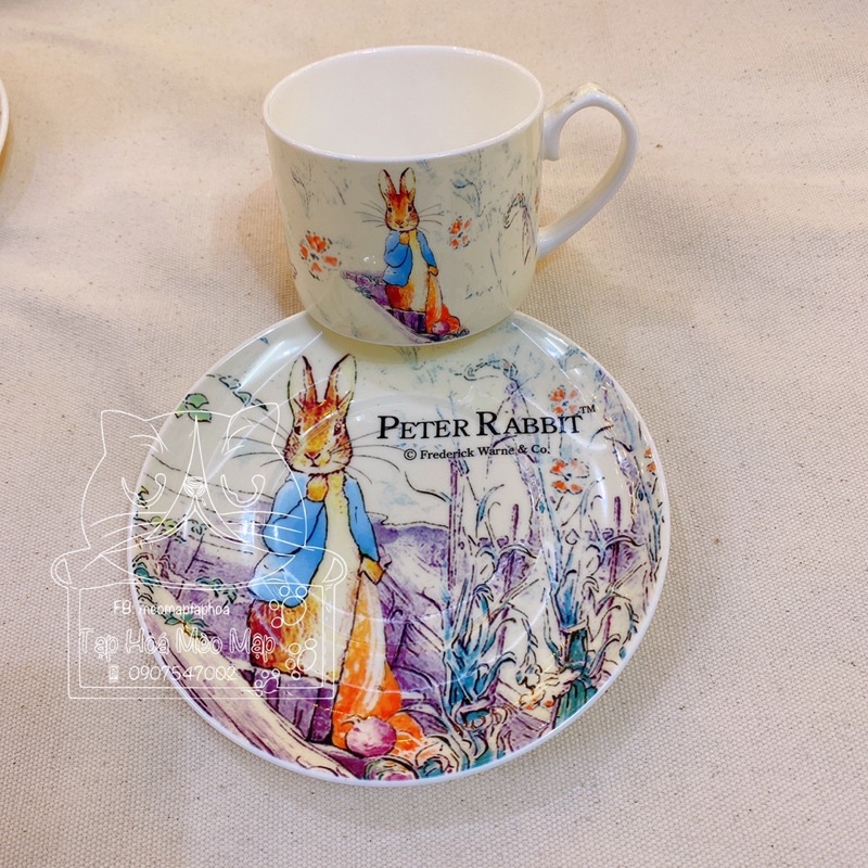Set trà thỏ petter sứ xương