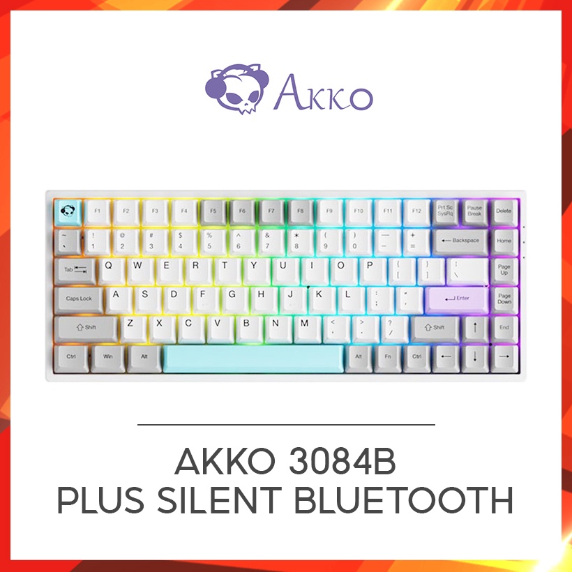 [Mã ELHAMS5 giảm 6% đơn 300K] Bàn phím cơ AKKO 3084B Plus Silent 3 Mode (Jelly switch)