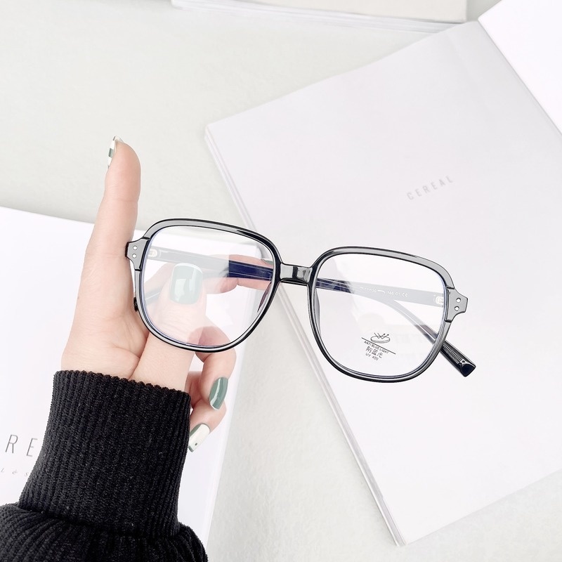 Mắt Kính Gọng Vuông Chống Tia Bức Xạ Thời Trang Hàn Quốc