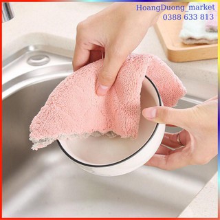 Combo 10 khăn lau bếp đa năng 2 mặt siêu thấm