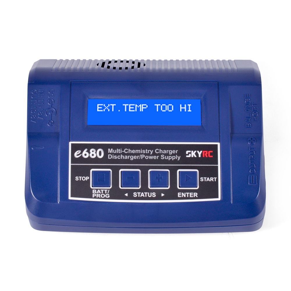 Bộ Sạc Cân Bằng SKYRC E680 80W AC/DC 13.8V DC Cho LiPo Li-ion LiFe NiCd NiMH PB LiHV / DJI Mavic