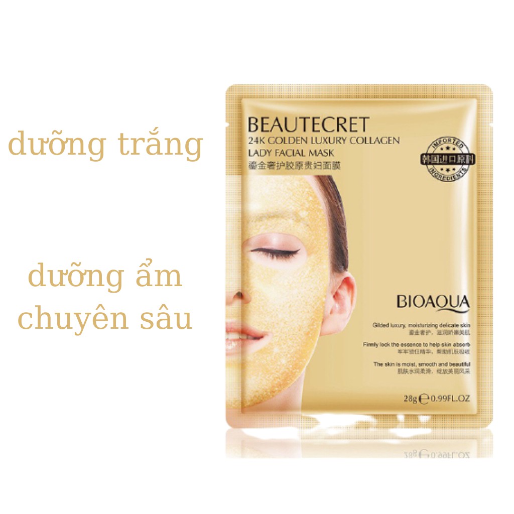Mặt nạ thạch collagel BIOAQUA thủy tinh trong suốt mask nội địa trung dưỡng trắng sáng da giảm mụn | BigBuy360 - bigbuy360.vn
