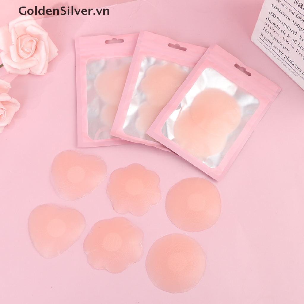 Set 2 / 4 Cặp Đệm Silicone Vô Hình Tái Sử Dụng Được