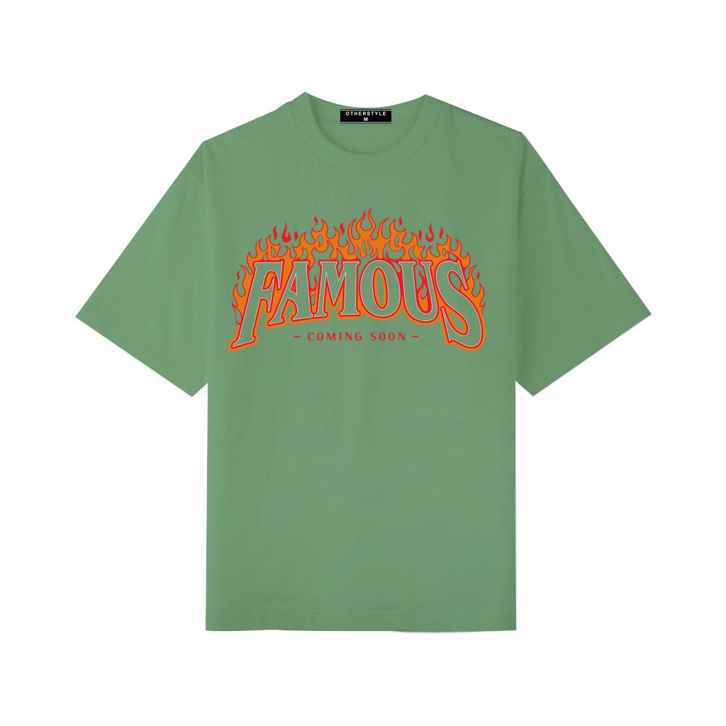 Áo Thun FAMOUS FIRE Nam Nữ Ulzzang Unisex