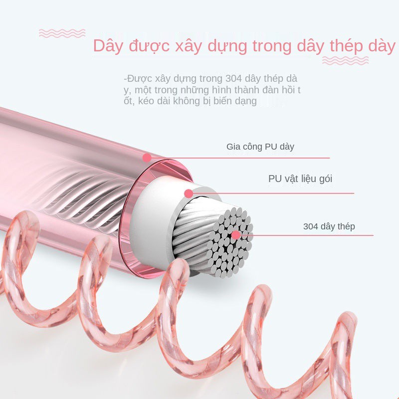 Dây chống lạc đeo vòng tay và thắt tự động chống thất lạc cho trẻ em, Dây Dài 2.5m Lõi Thép Chắc