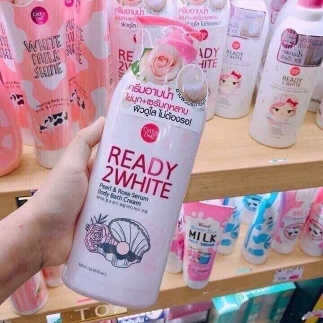 Sữa tắm ngọc trai trắng da Ready 2 White Cathy Doll