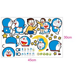 Decal dán Công Tắc Đèn - Hình Doremon