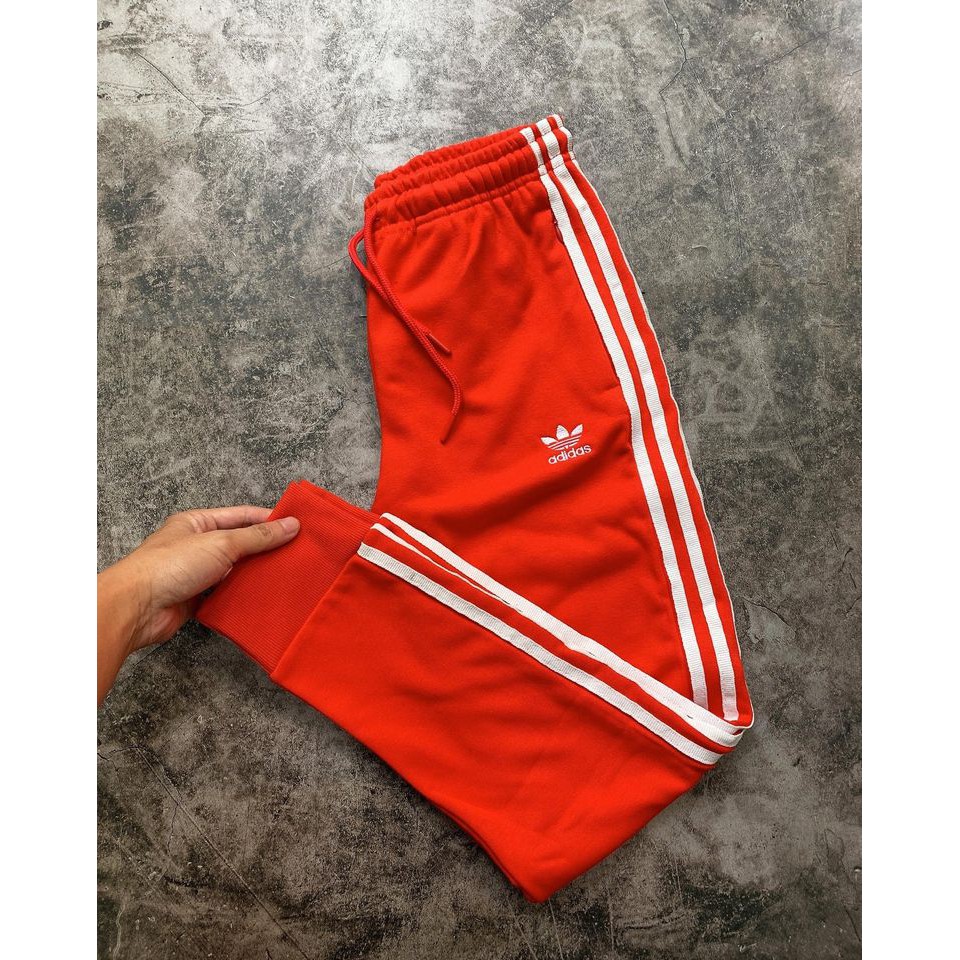 Cuff track pant women RED - Quần jogger thể thao đỏ - Chạy bộ, gym, goya hàng cambodia