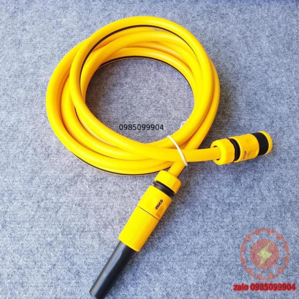 Bộ vòi cây dây ống nước pvc xịt rửa sân vườn INGCO - ingco tolsen lionking lion king bán lẻ 5 10 15 20 m mét