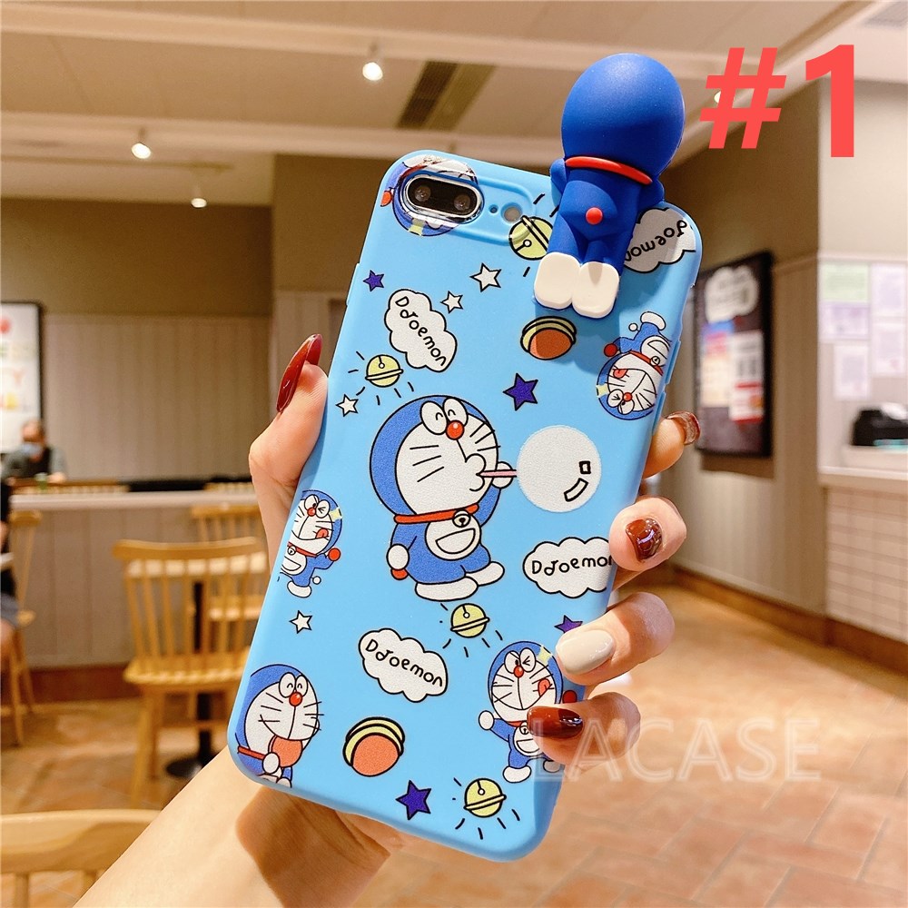 DORAEMON SAMSUNG Ốp Lưng Hình Doraemon Có Dây Đeo Xinh Xắn Cho Samsung S8 Plus S8 Note9 Note10 Note10 Plus J7 Pro J6 Plus J4 Plus J7 Prime J5 Prime J2 Prime A8 2018