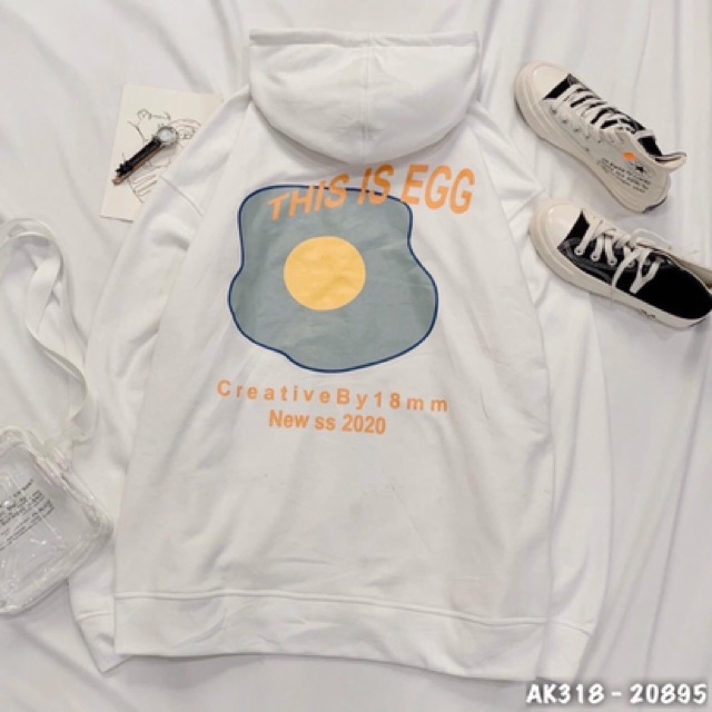 Áo Khoác Nỉ Nam Nữ Form Rộng Siêu Hot Chất Nỉ Dày Dặn Siêu Đẹp Áo Khoác Jackets Thun Unisex TRỨNG CHIÊN - AK3318 | BigBuy360 - bigbuy360.vn