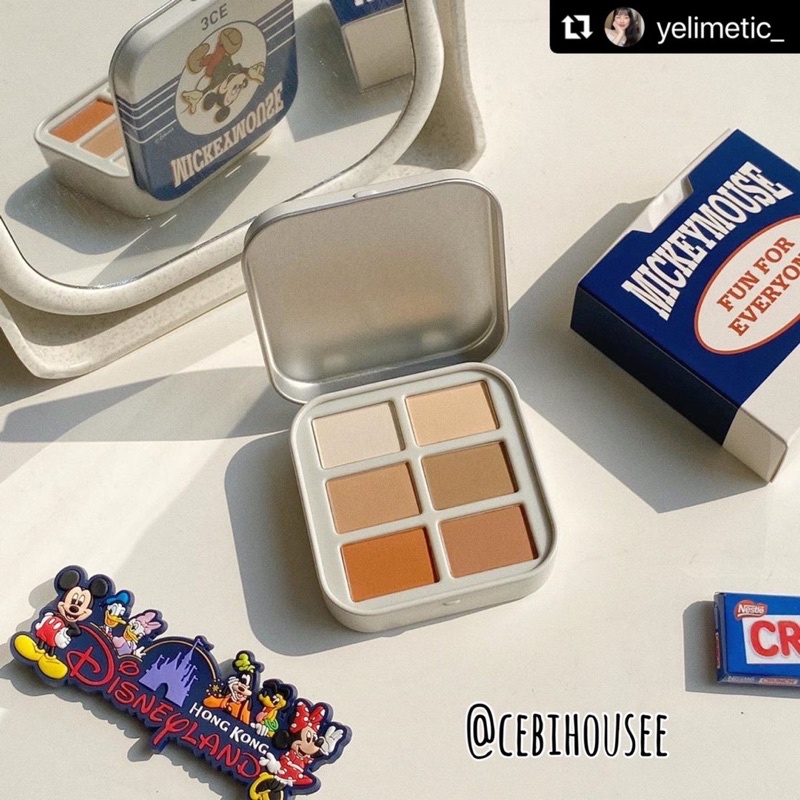 Bảng phấn mắt 6 ô [ 𝟑𝑪𝑬 | 𝑫𝒊𝒔𝒏𝒆𝒚 ] Matte Eye Color Palette 𝑶𝑽𝑬𝑹 𝑨𝑵𝑫 𝑶𝑼𝑻  sale 70% | BigBuy360 - bigbuy360.vn