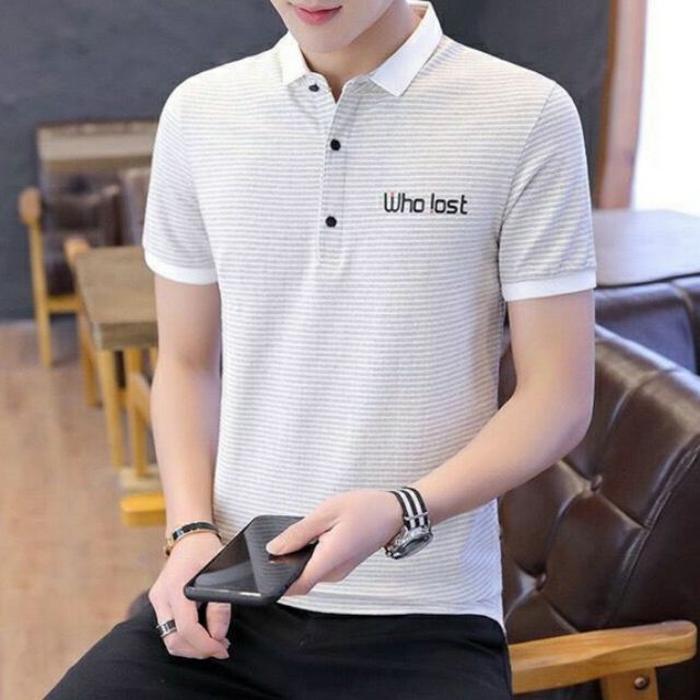 Áo thun nam cổ bẻ Who Lost - Áo phông nam có cổ phong cách Hàn Quốc - ATD0125 | BigBuy360 - bigbuy360.vn