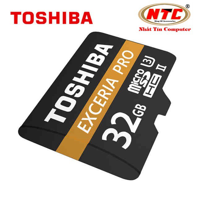 Thẻ nhớ MicroSDHC Toshiba Exceria Pro M501 32GB UHS-II U3 4K R270MB/s W150MB/s (Đen)