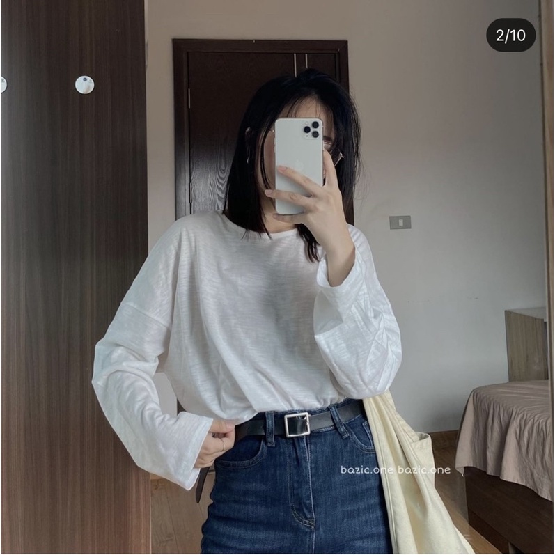 Quần bò nữ  Quần jean ống đứng suông nữ trendy kéo dài chân style Hàn Quốc Ulzzang B8