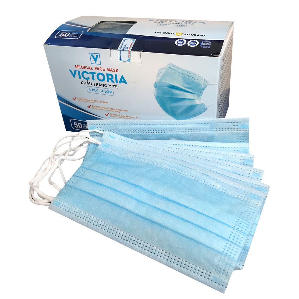 Khẩu trang y tế 4 lớp kháng khuẩn - Xưởng bán trực tiếp | BigBuy360 - bigbuy360.vn