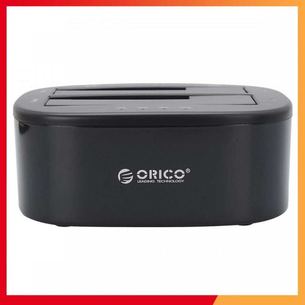 [HàngTốt] Đế cắm ổ cứng đôi (2 khe cắm) kết nối chuẩn 3.0 Orico 6228US3 - Dock ổ cứng 2,5" và 3,5" HDD/SSD